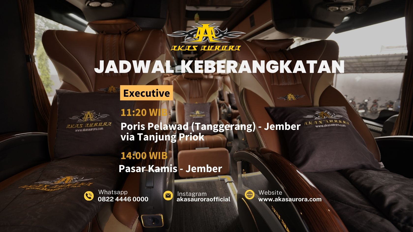 Nikmati Perjalanan Mewah Bersama AKAS Aurora Executive